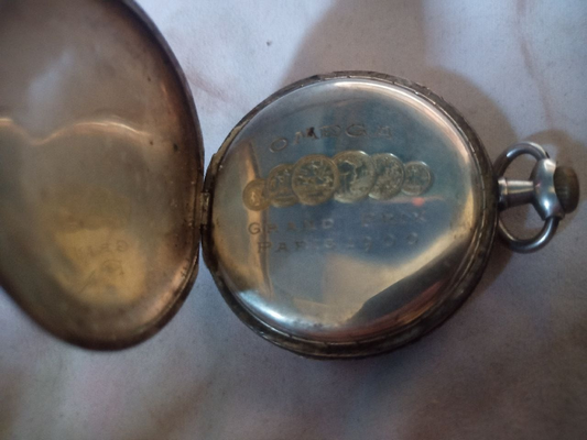 Orologio da tasca Omega Grand Prix Paris 1900 Funzionante