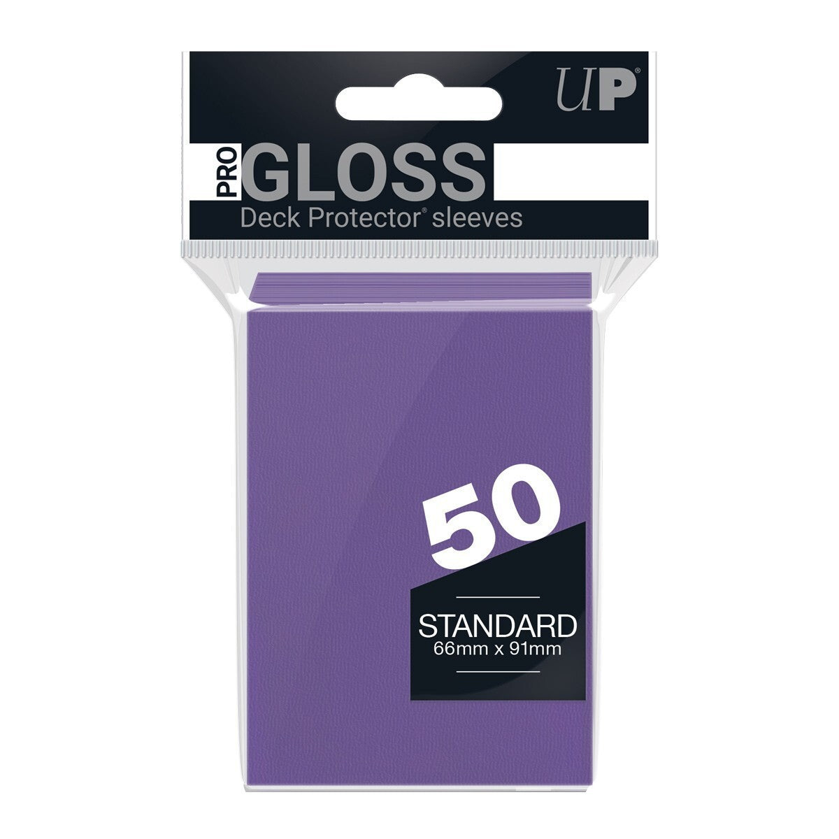 Ultra Pro Gaming Sleeves Deck Protector PURPLE PRO GLOSS Standard Size 50-Pack1