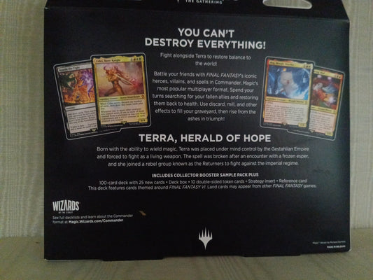 Magic The Gathering FINAL FANTASY Commander Deck Revival Trance English New OVP1