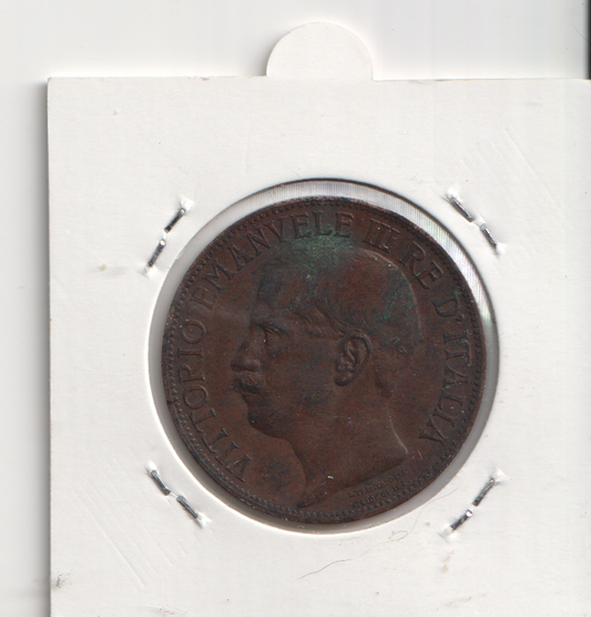 Regno d'Italia Vittorio Emanuele III 10 Centesimi 1911 cinquantentenario BB+1