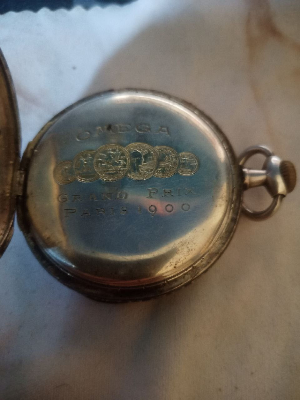 Orologio da tasca Omega Grand Prix Paris 1900 Funzionante