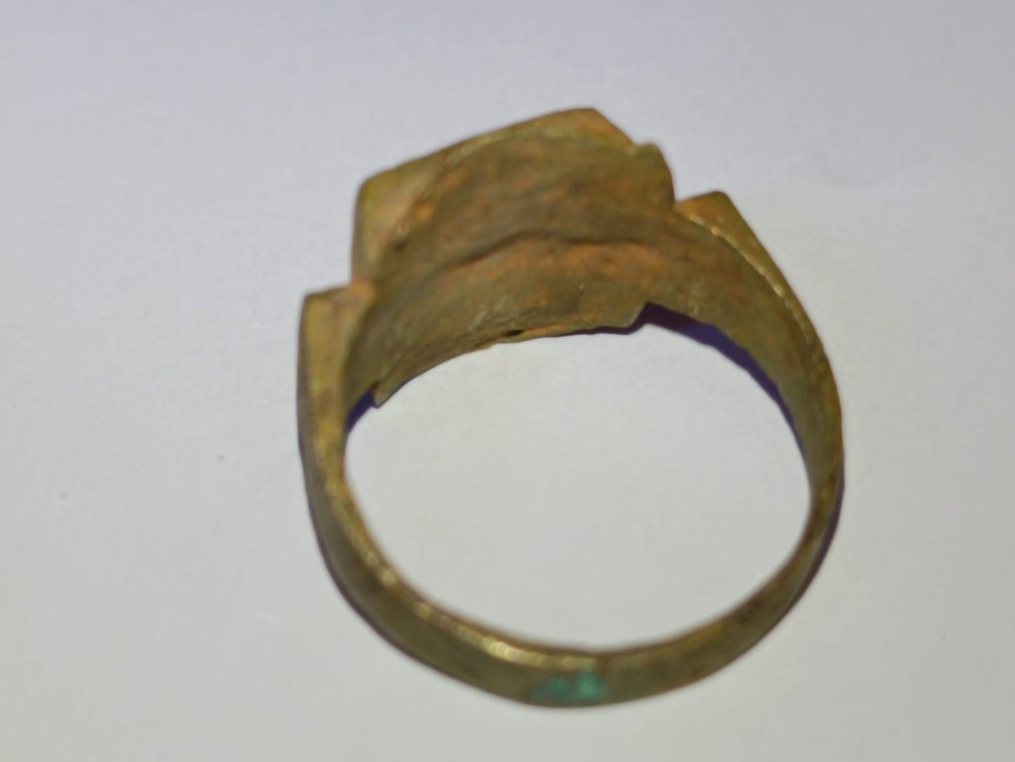 Vero Anello Antico Medievale in Bronzo Legittima Provenienza Idea Regalo Storica3