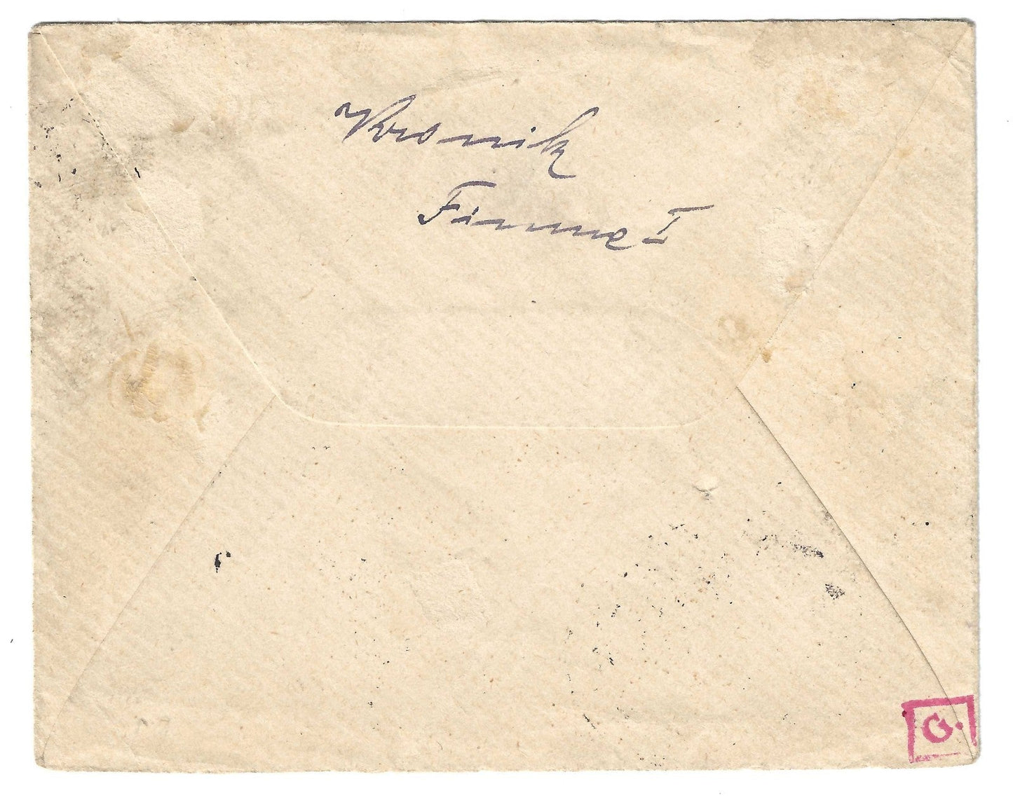 1919 Fiume - Lettera da Fiume per Vienna con 45 su 20 f. Segnatasse FRANCO 45