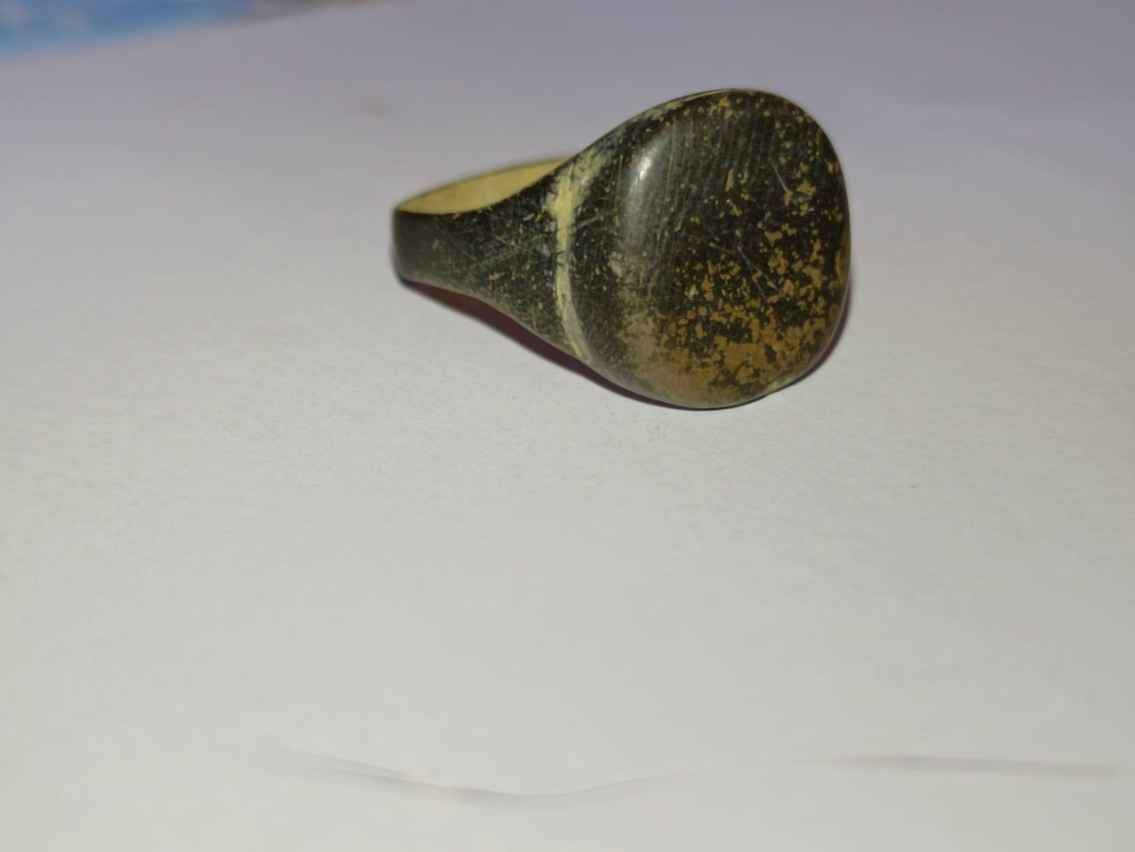 Vero Anello Antico Medievale in Bronzo Legittima Provenienza Idea Regalo Storica1