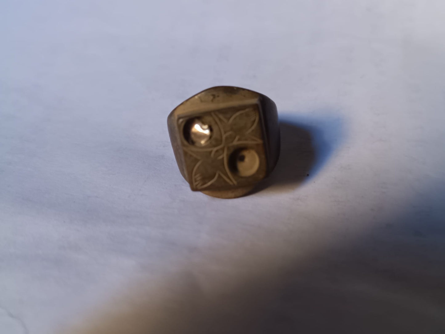 Vero Anello Antico Medievale in Bronzo Legittima Provenienza Idea Regalo Storica0