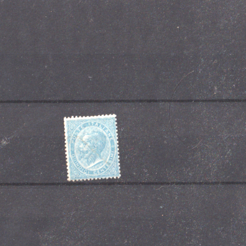 REGNO 1863 DE LA RUE 15 CENT CELESTE CHIARO  ** CENTRATO CERTIFICATO0