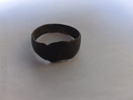 Vero Anello Antico Medievale in Bronzo Legittima Provenienza Idea Regalo Storica0