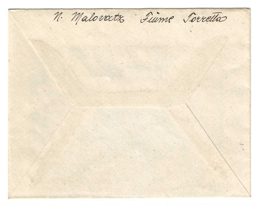 1919 Fiume - Raccomandata per città con 2, 3 e 35 f. Mietitori d'Ungheria