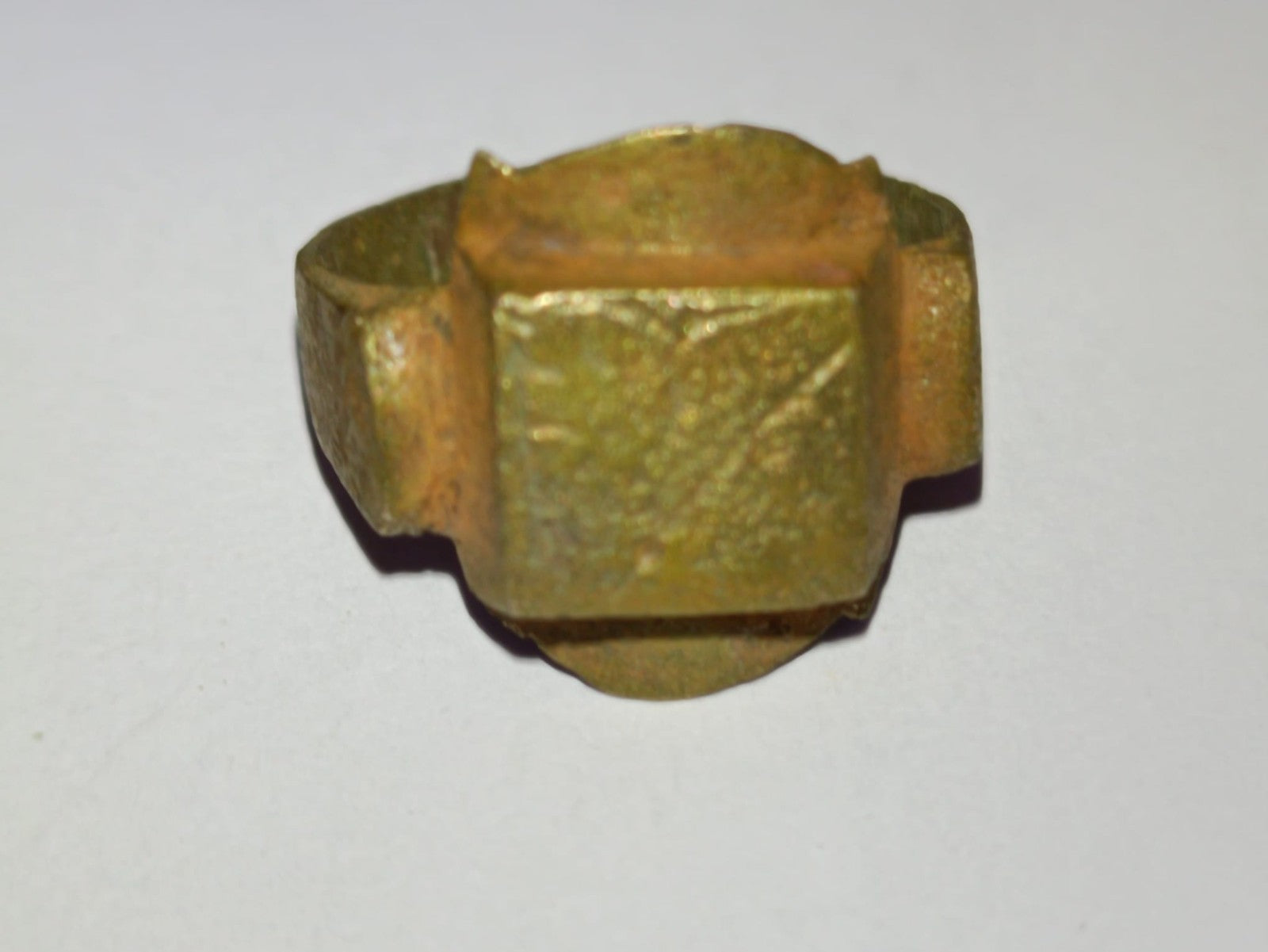 Vero Anello Antico Medievale in Bronzo Legittima Provenienza Idea Regalo Storica1