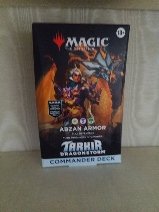 Magic Commander Deck "Abzan Armor" Tarkir Dragonstorm English Mazzo Sealed Mtg0