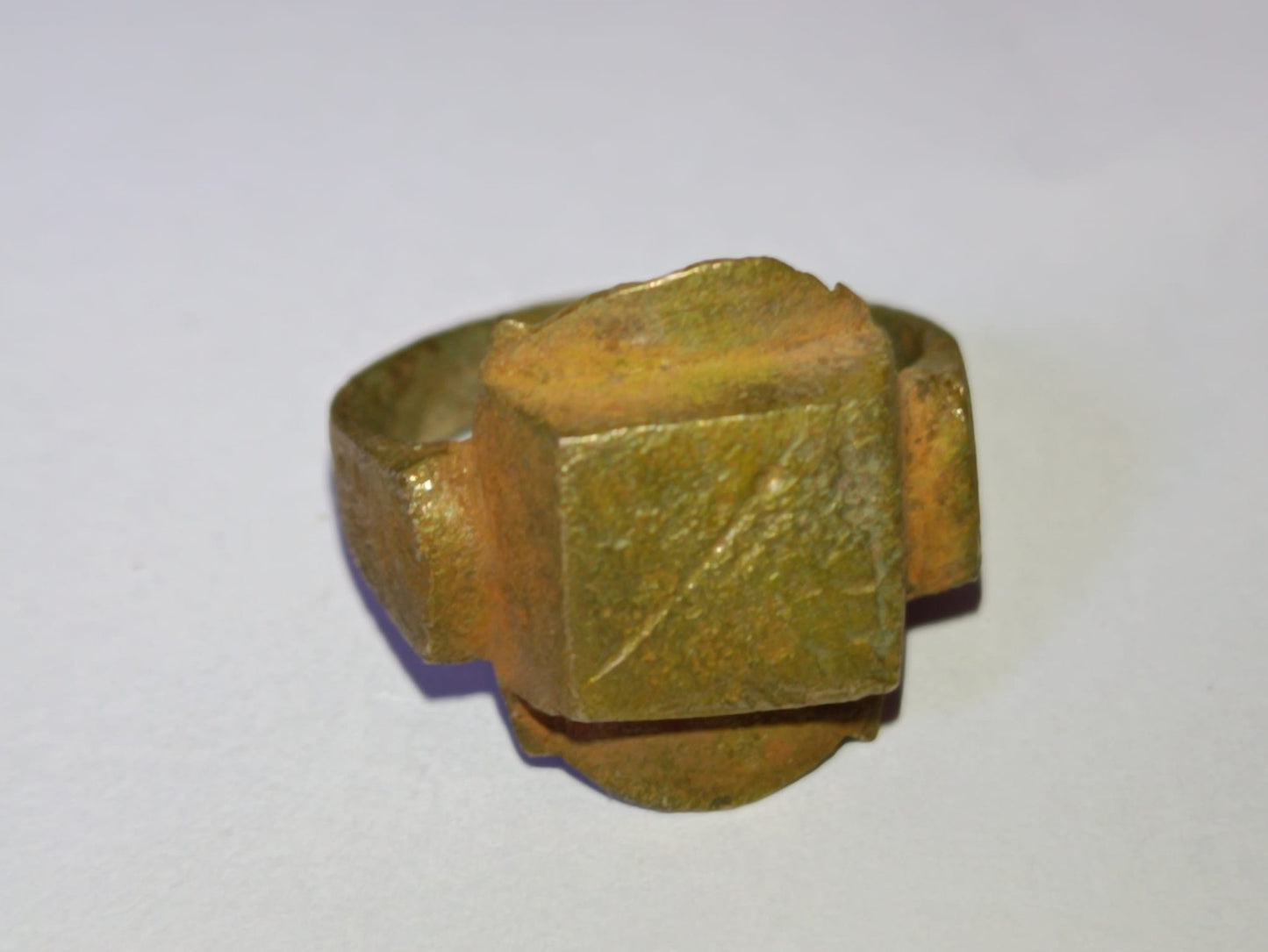 Vero Anello Antico Medievale in Bronzo Legittima Provenienza Idea Regalo Storica2