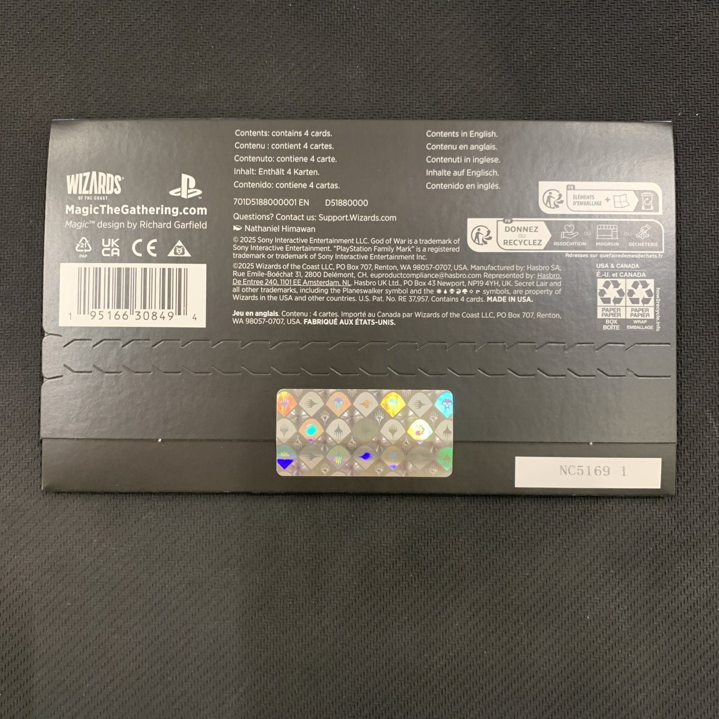 MTG Secret Lair x God of War: Norse Magic the Gathering NEW  SEALED (non-foil)1