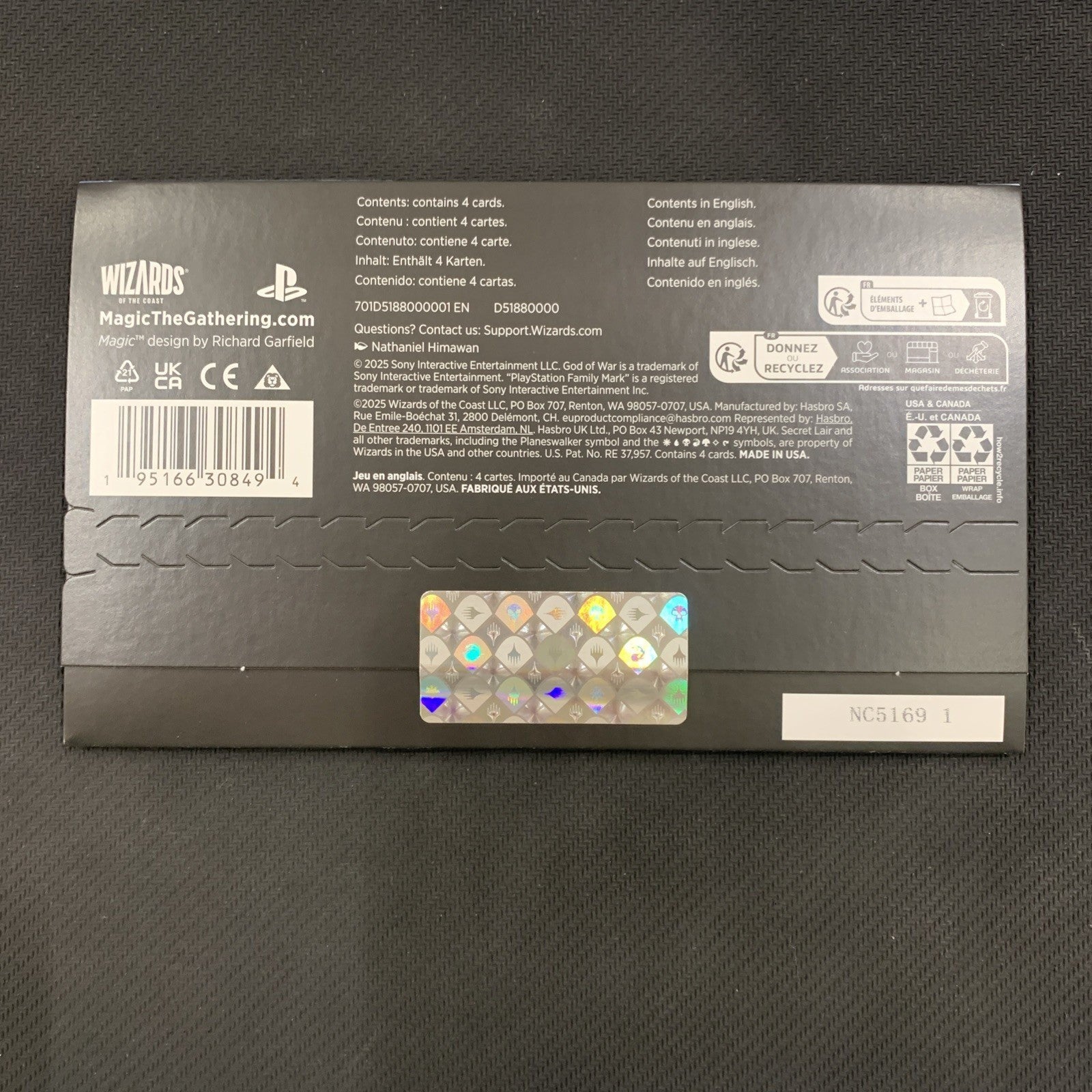 MTG Secret Lair x God of War: Norse Magic the Gathering NEW  SEALED (non-foil)1