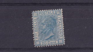 KINGDOM OF ITALY VICTORIA EM II 1867 20C. TURIN MNH ** CENTERED